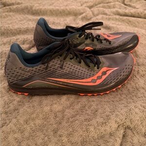 Saucony Men's Green and Orange Running Shoes